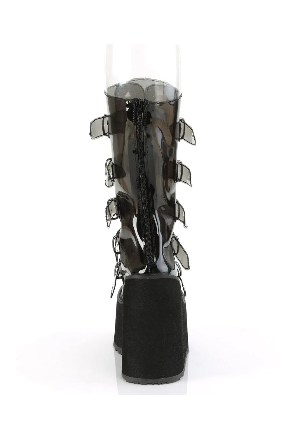 SWING-230C Black Smoke Knee Boot