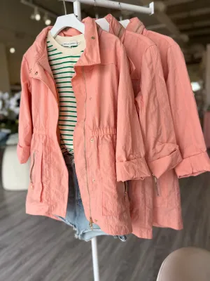 TA0785 Shell Pink Rain Coat