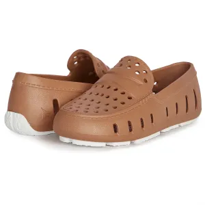 Tan and White Floafers