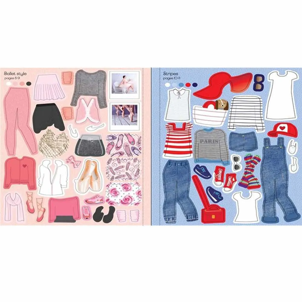 Usborne Fashion Designer Paris Sticker Dolls