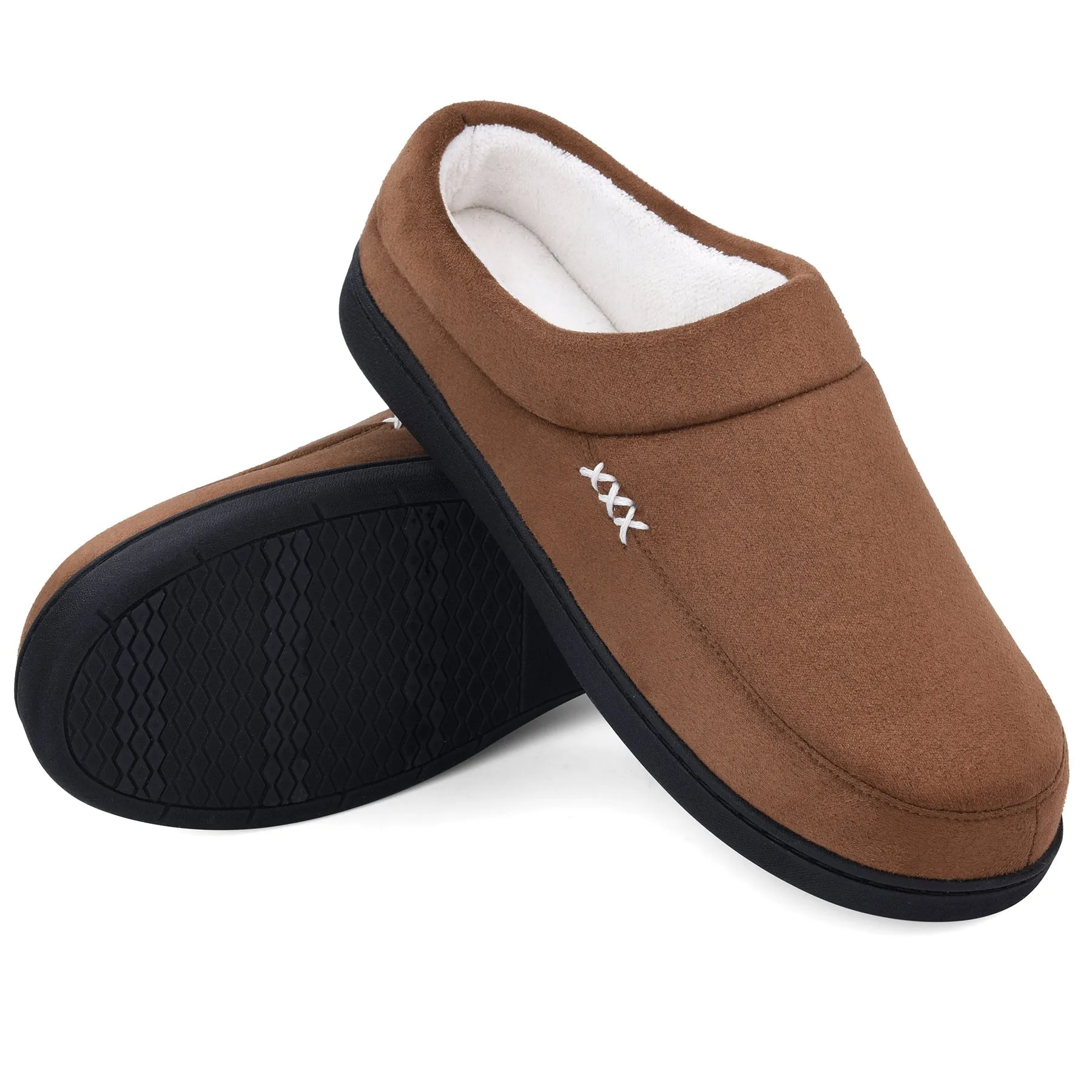 VONMAY Men's Slippers Cozy House Shoes Memory Foam Garden Shoes