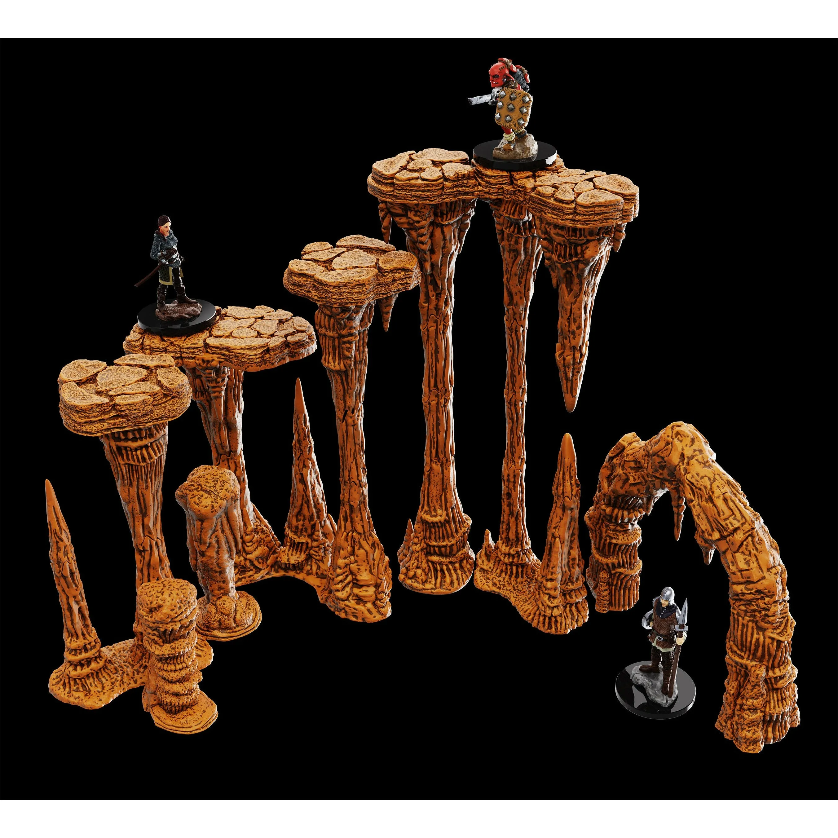 WarLock Tiles: Stalactites and Stalagmites