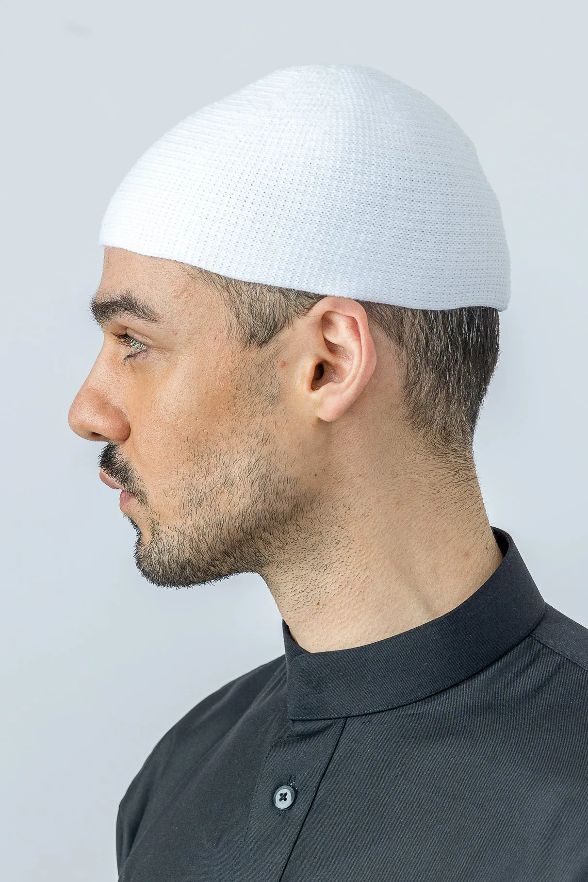 White Turkish Head Cap