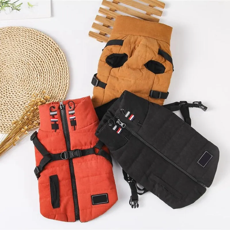 Winter Harness Jacket for Pets