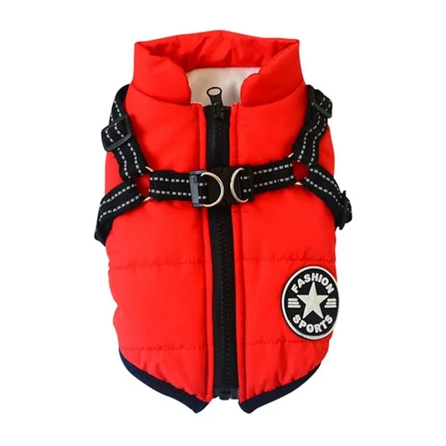 Winter Harness Jacket for Pets