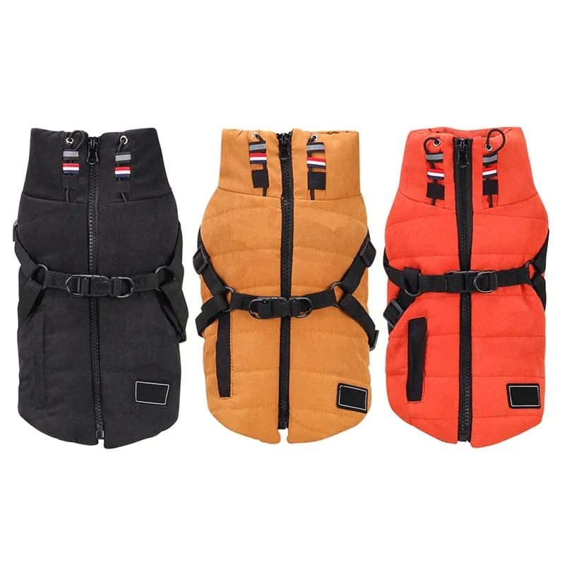 Winter Harness Jacket for Pets