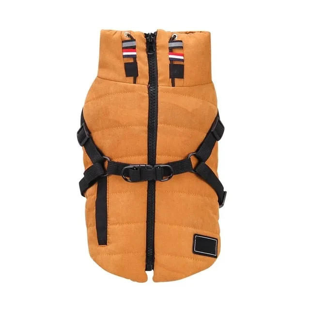 Winter Harness Jacket for Pets