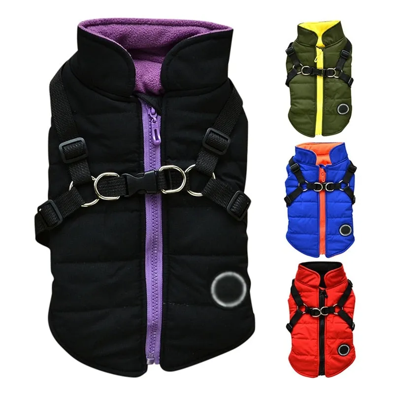 Winter Harness Jacket for Pets