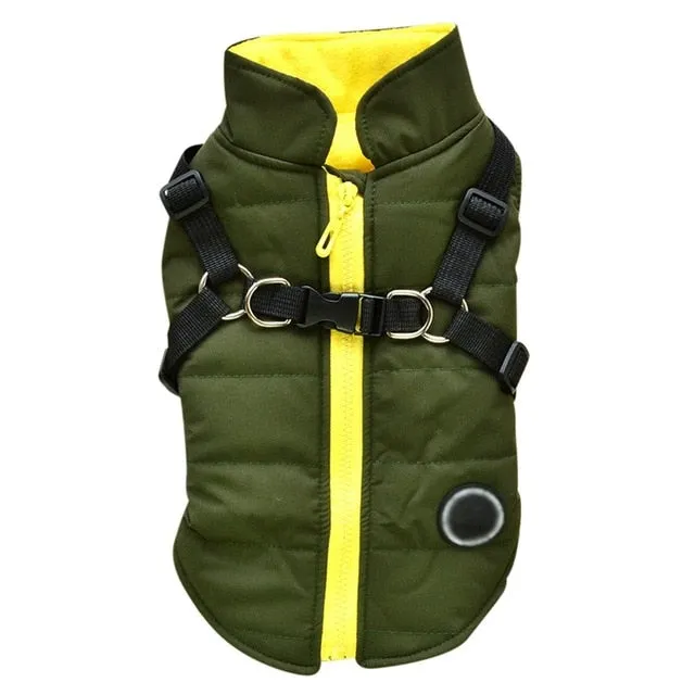 Winter Harness Jacket for Pets