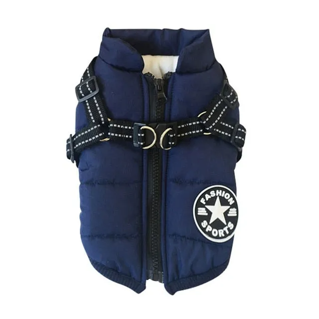 Winter Harness Jacket for Pets