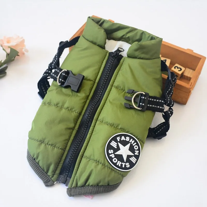 Winter Harness Jacket for Pets