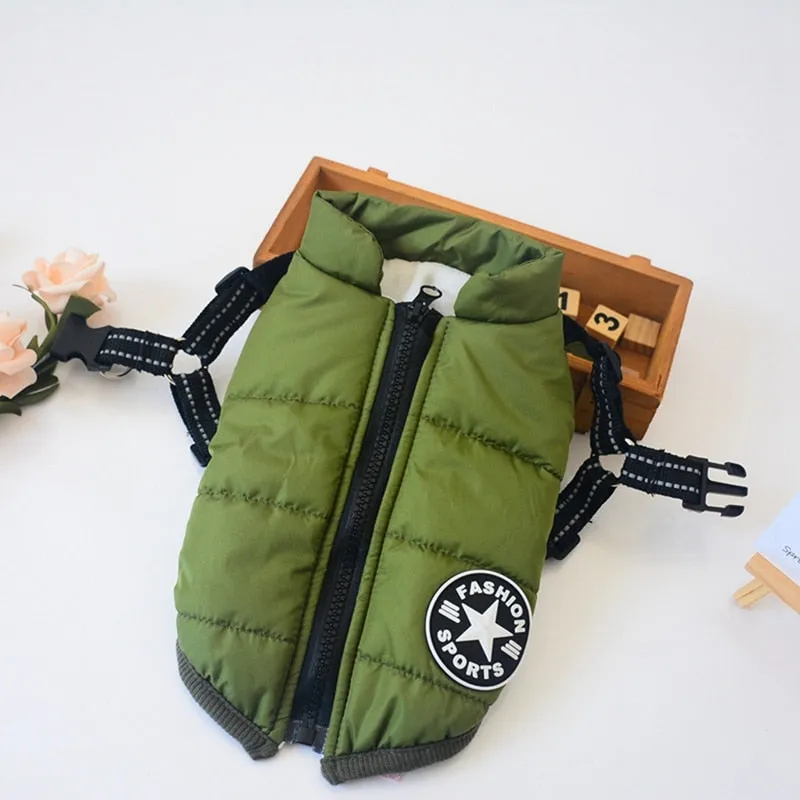 Winter Harness Jacket for Pets