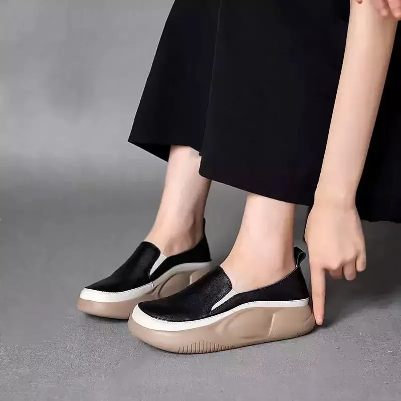 Women Fashion Platform Loafers-unitmotor™