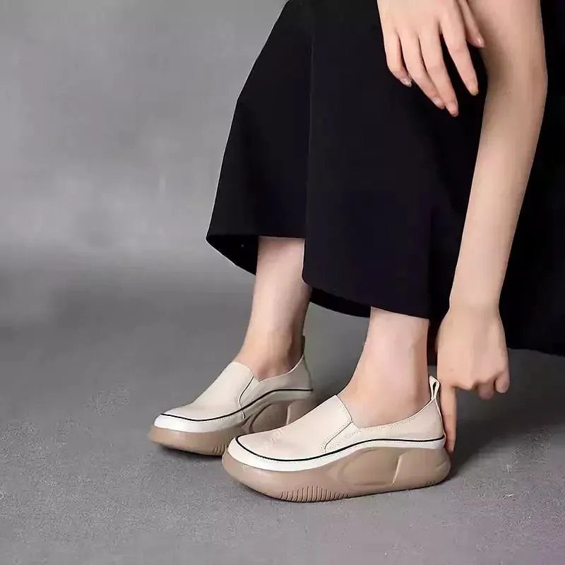 Women Fashion Platform Loafers-unitmotor™