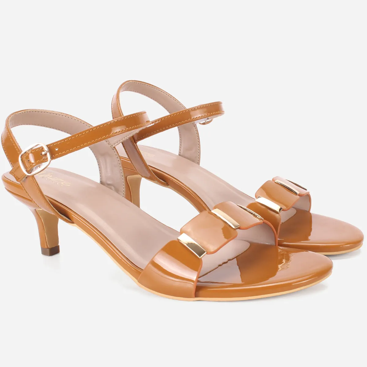 Women "JADEN" Heeled Open Toe Party Sandals