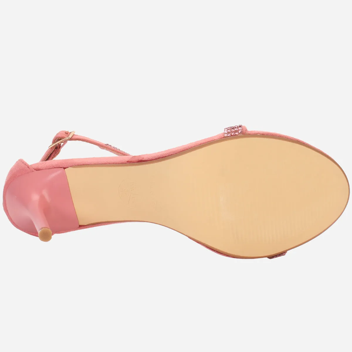 Women's "KAROSE" Decorated T-Bar Strap Evening Sandals