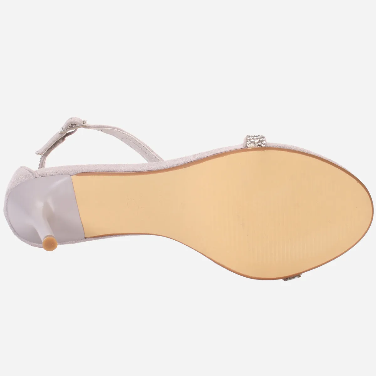 Women's "KAROSE" Decorated T-Bar Strap Evening Sandals