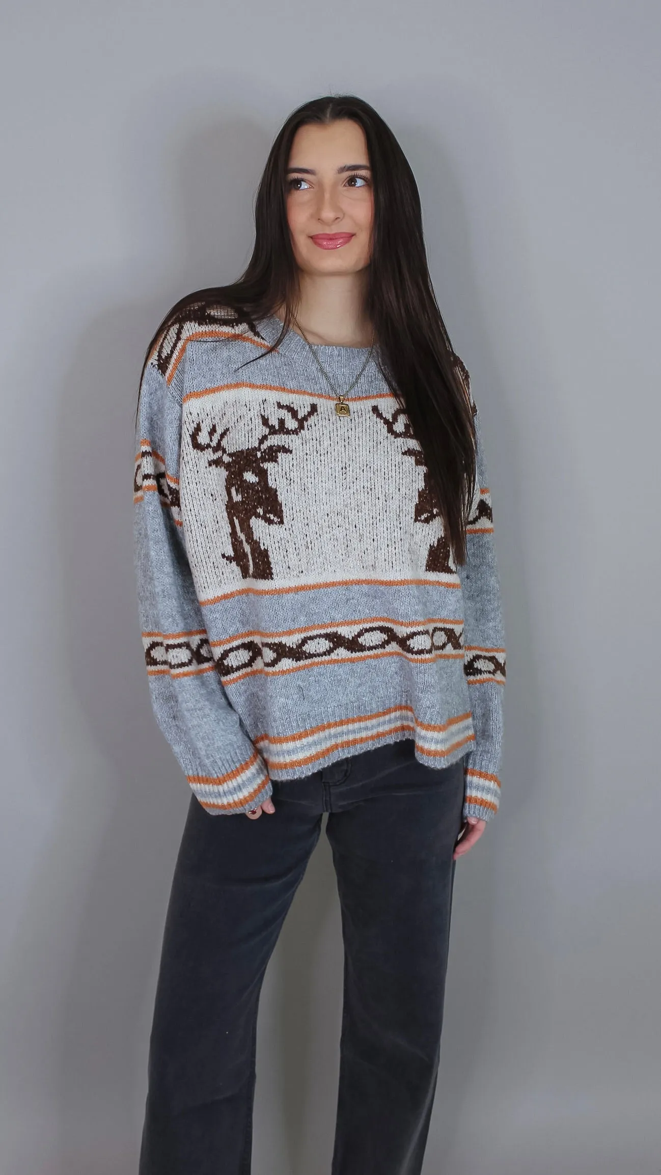 Woolfie Grey Sweater