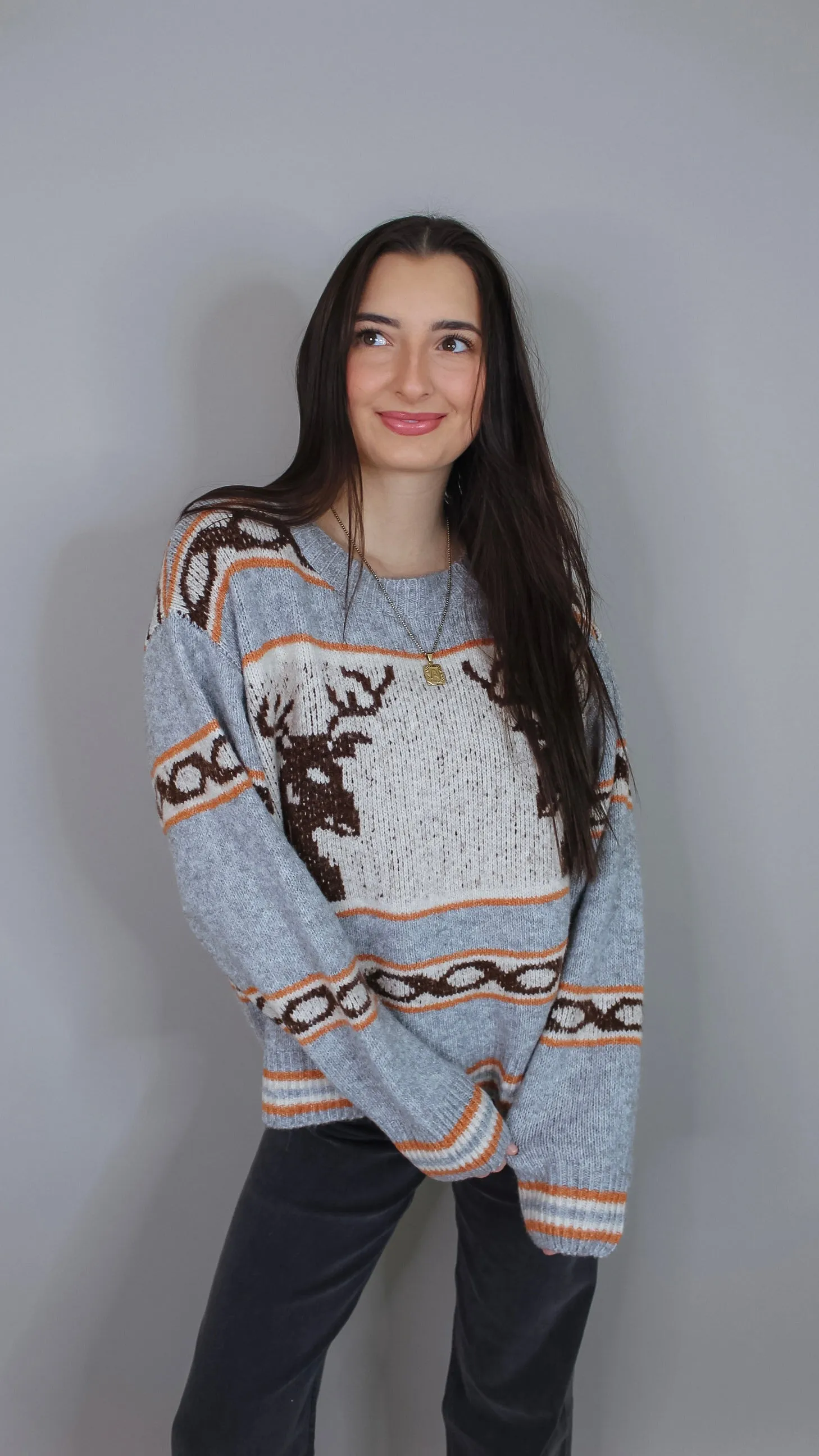 Woolfie Grey Sweater