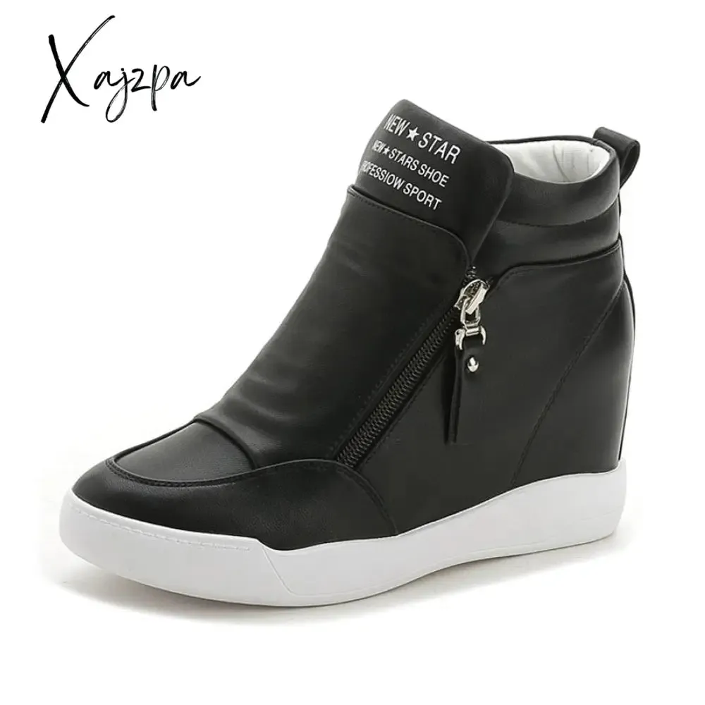 Xajzpa - High Heels Shoes Woman Zipper Fringe Women Sneakers Casual Shoes Loafers Platform Shoes Zapatos Mujer Shoes Female  Autumn Shoes