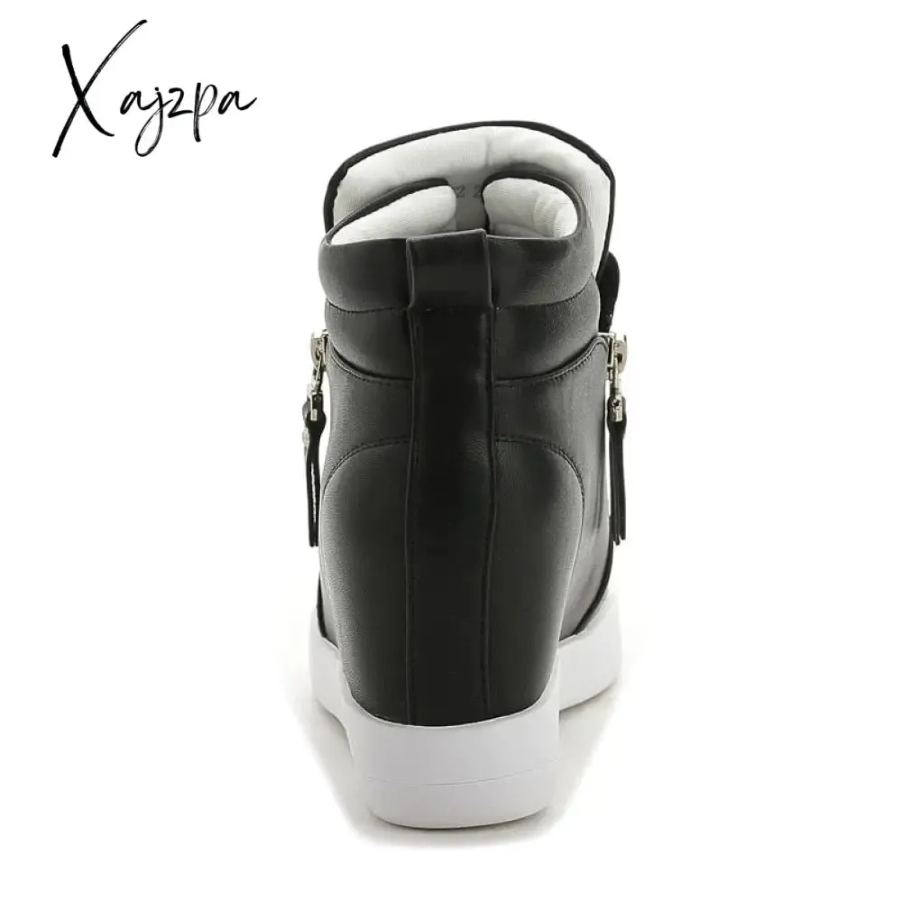 Xajzpa - High Heels Shoes Woman Zipper Fringe Women Sneakers Casual Shoes Loafers Platform Shoes Zapatos Mujer Shoes Female  Autumn Shoes