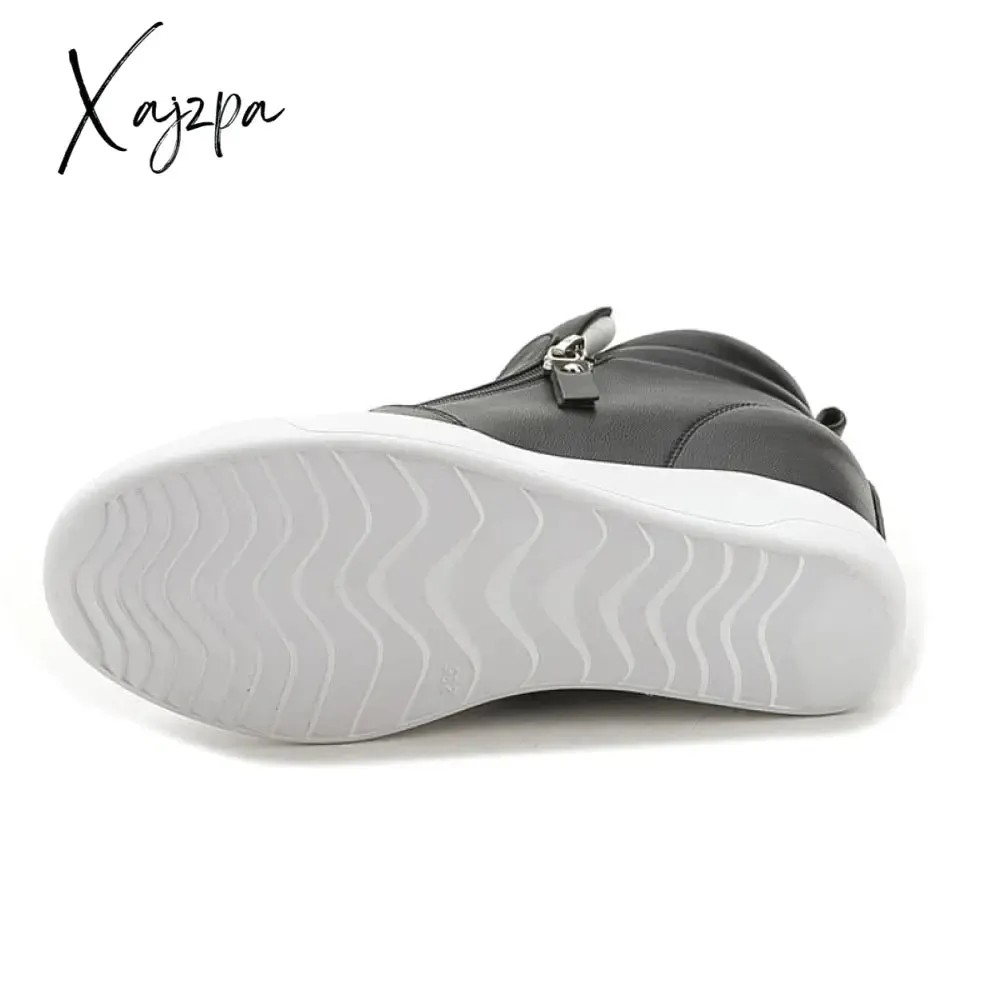 Xajzpa - High Heels Shoes Woman Zipper Fringe Women Sneakers Casual Shoes Loafers Platform Shoes Zapatos Mujer Shoes Female  Autumn Shoes