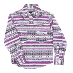 Youth Cowboy Hardware Vintage Aztec Western Shirt
