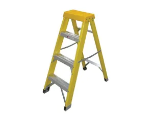 Zarges Fibreglass Swingback Steps Open 1.05M Closed 1.18M 4 Rungs