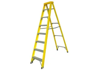 Zarges Fibreglass Swingback Steps Open 2.71M Closed 2.98M 10 Rungs
